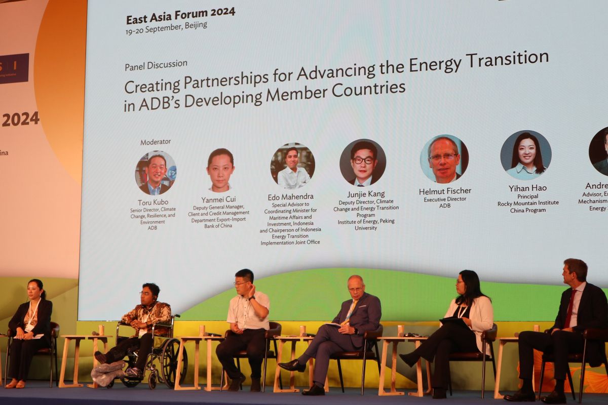 JETP contoh skema transisi energi Indonesia di East Asia Forum 2024