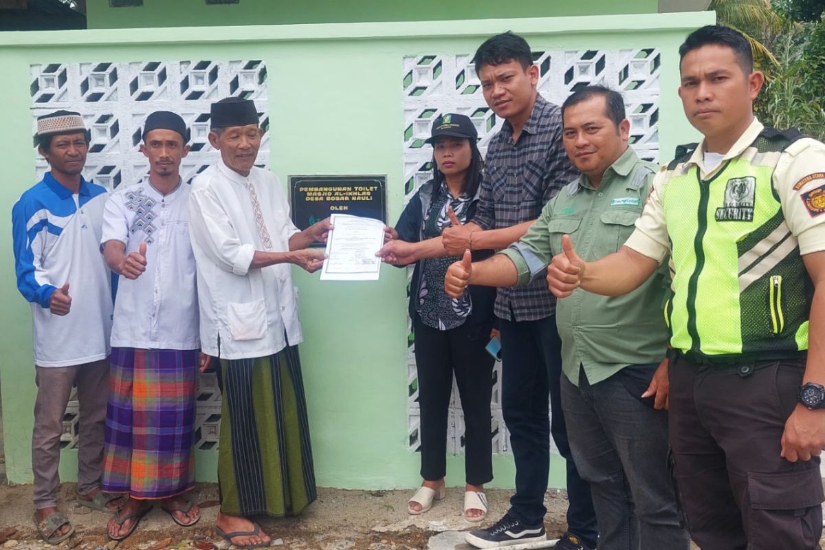 TPL bantu ini di Masjid Al Ikhlas Desa Bosar Nauli