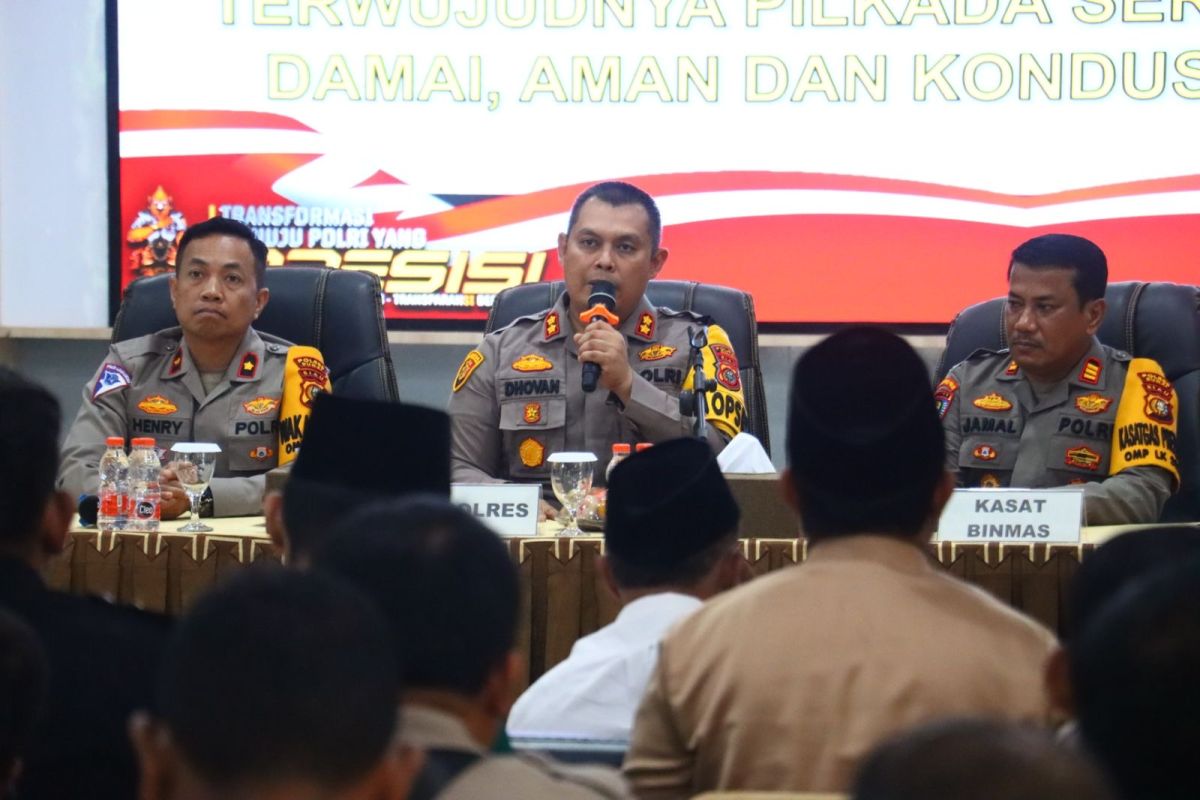 Silaturahmi tiga pilar, Kapolres Dumai optimis akan lancar