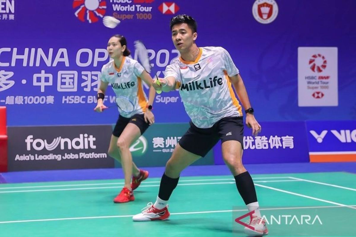 Ganda campuran Indonesia Dejan/Gloria melaju ke semifinal China Open