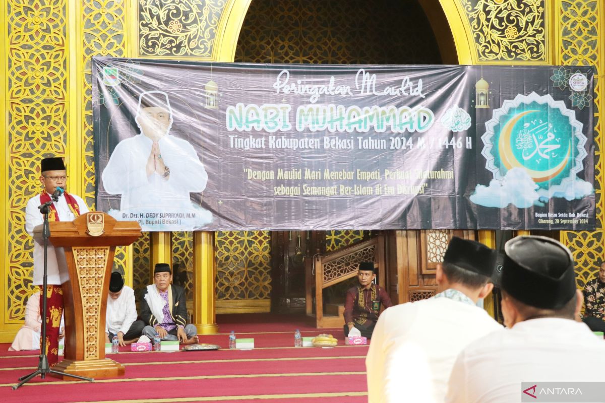 Pemkab Bekasi peringati Maulid Nabi Muhammad SAW 1446 Hijriah