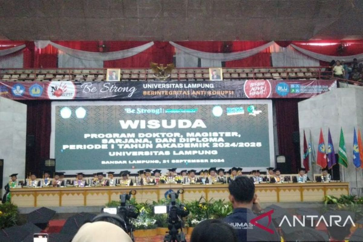 Unila gelar wisuda 878 mahasiswa periode I Tahun Ajaran 2024/2025