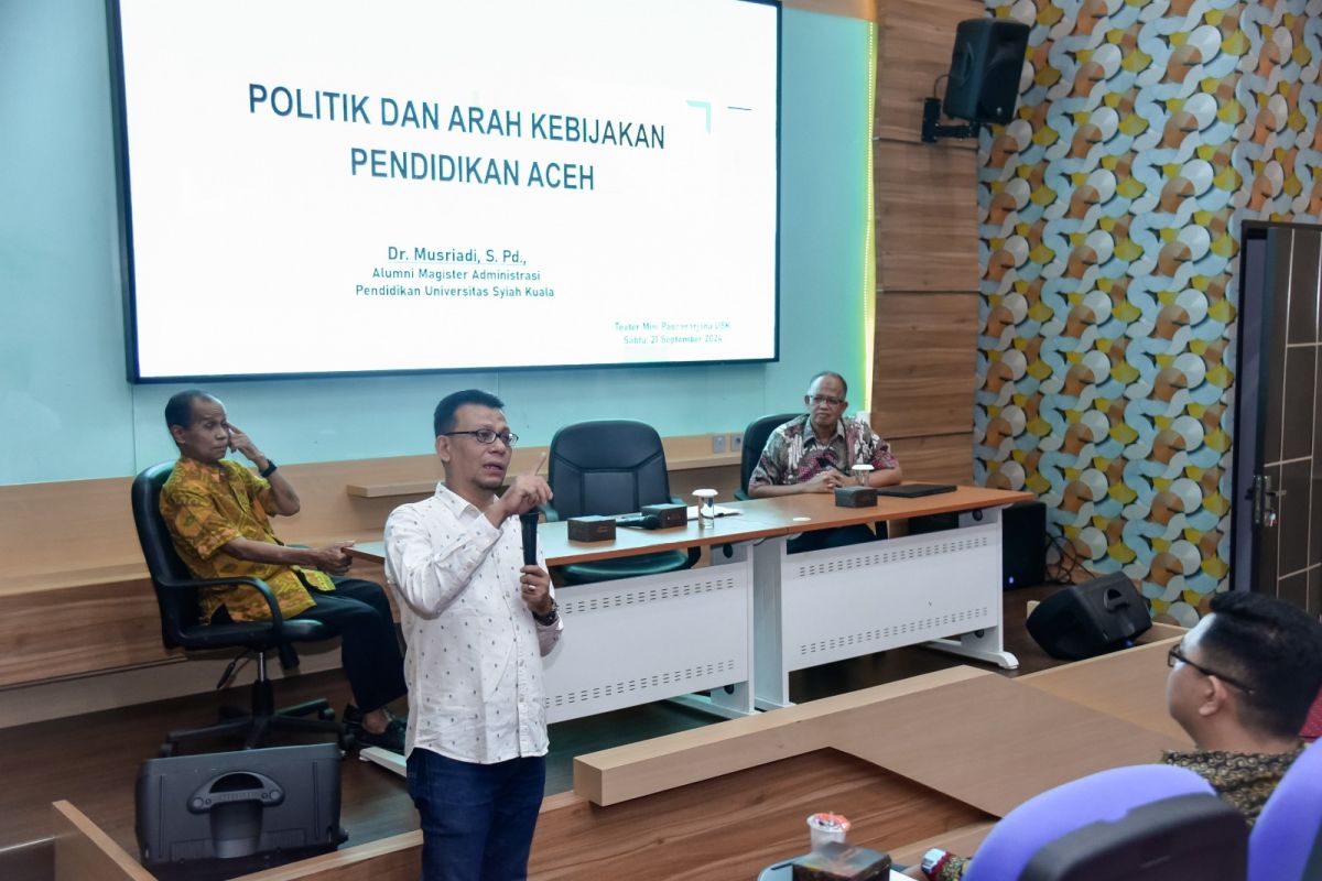 Anggota DPRK Banda Aceh isi kuliah umum politik dan arah kebijakan pendidikan di USK