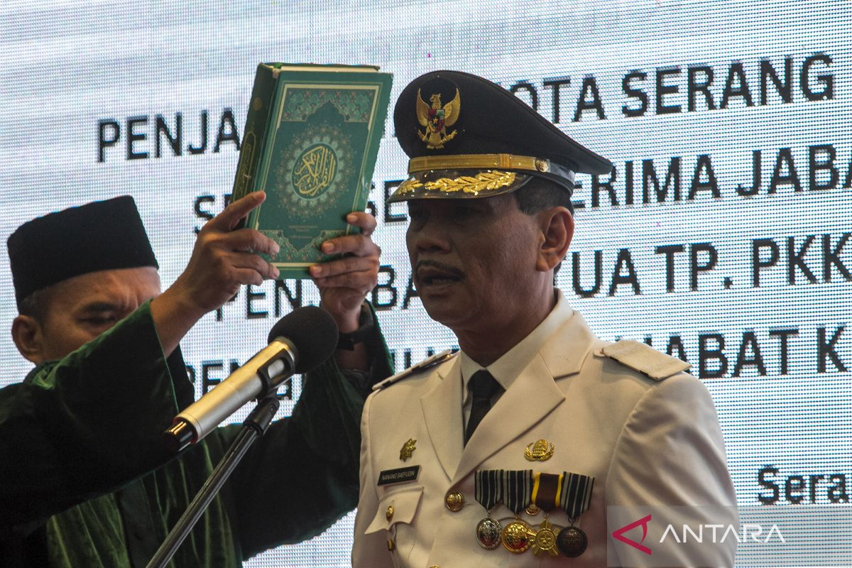 Pelantikan Pj Wali Kota Serang