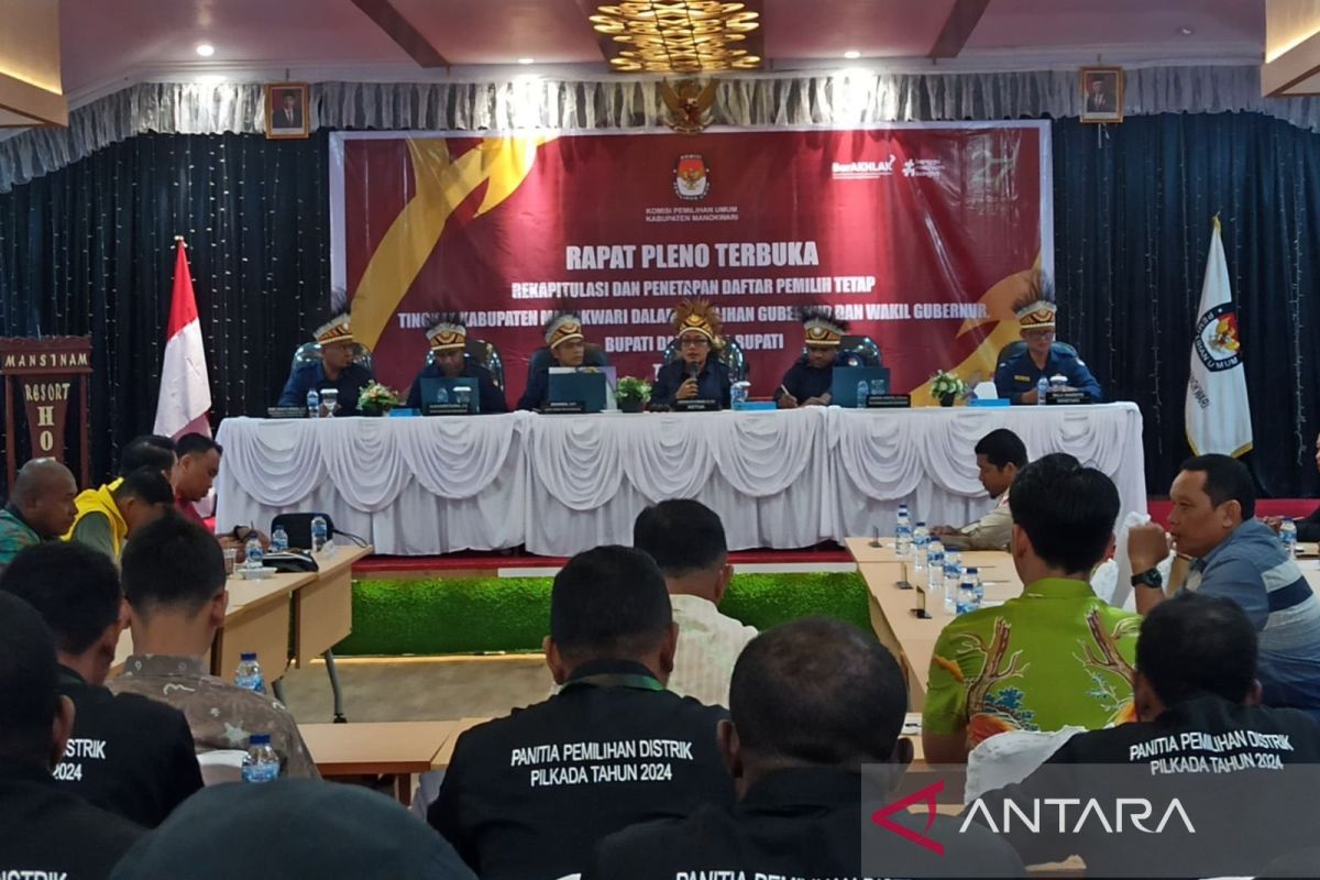 DPT Pilkada di Kabupaten Manokwari sebanyak 133.412 orang