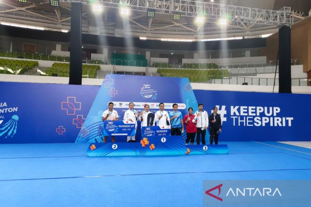 Indonesia juara umum turnamen para badminton level internasional