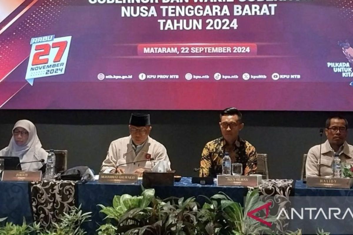 Pilkada NTB 2024 diikuti tiga pasangan calon