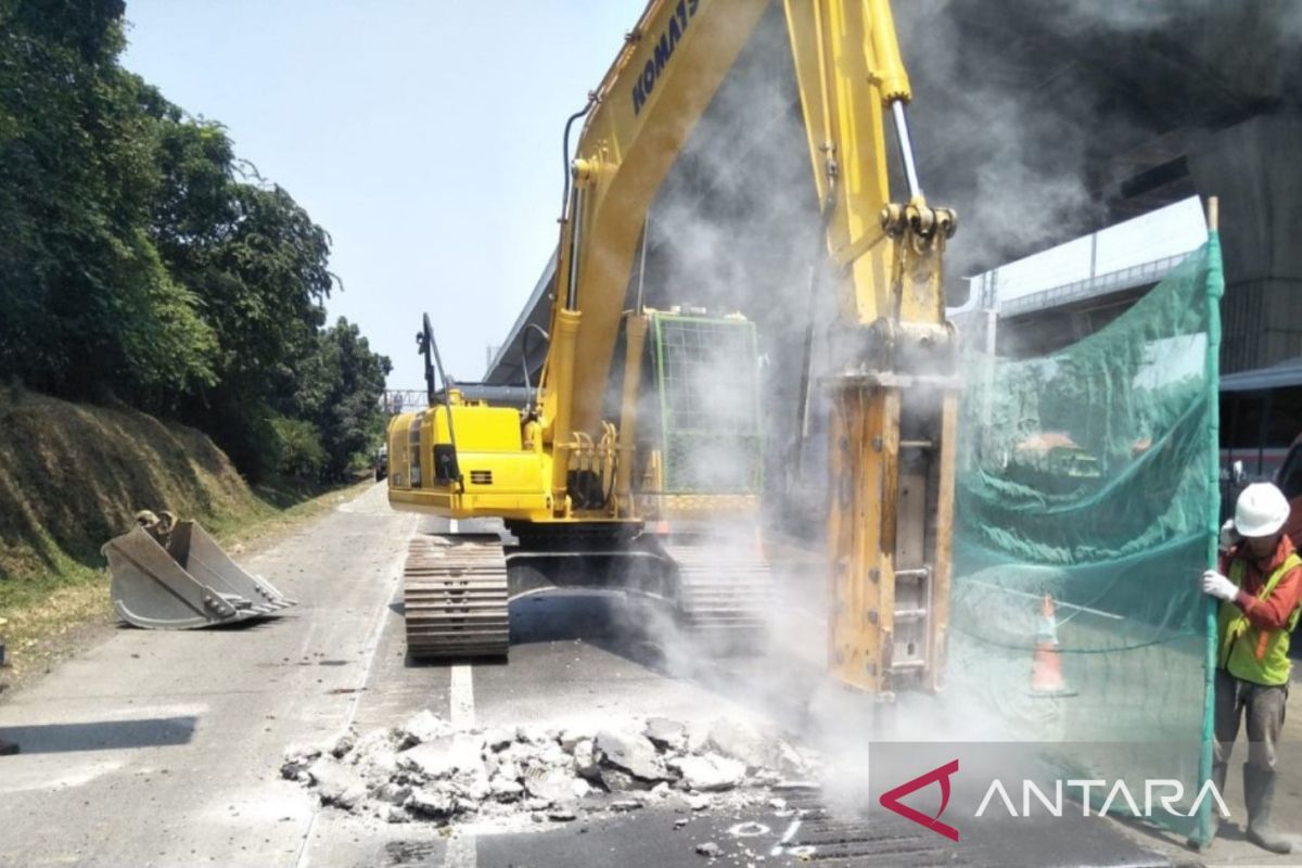 Jasamarga merekonstruksi dua titik Tol Jakarta-Cikampek arah Jakarta