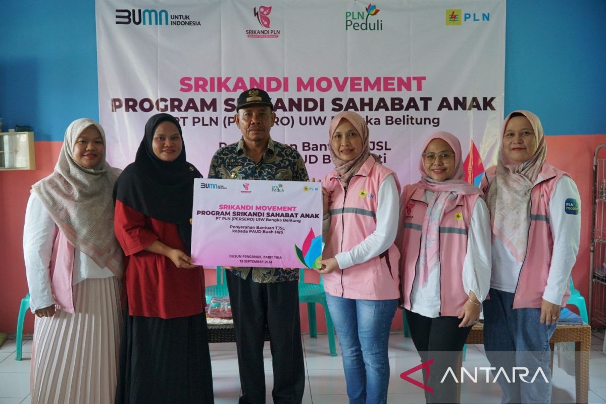 Peduli pendidikan anak usia dini, Srikandi PLN salurkan bantuan TJSL lewat program Srikandi Movement