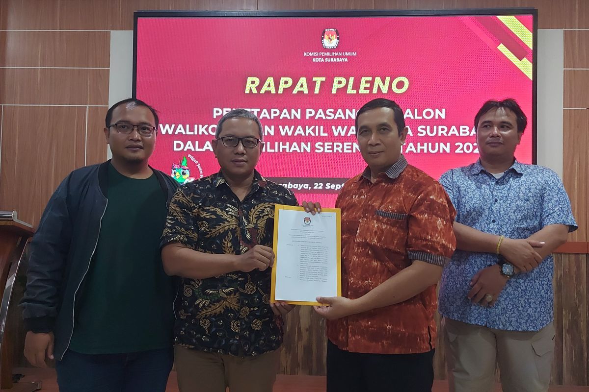 KPU Surabaya siapkan tahapan pengambilan nomor undian