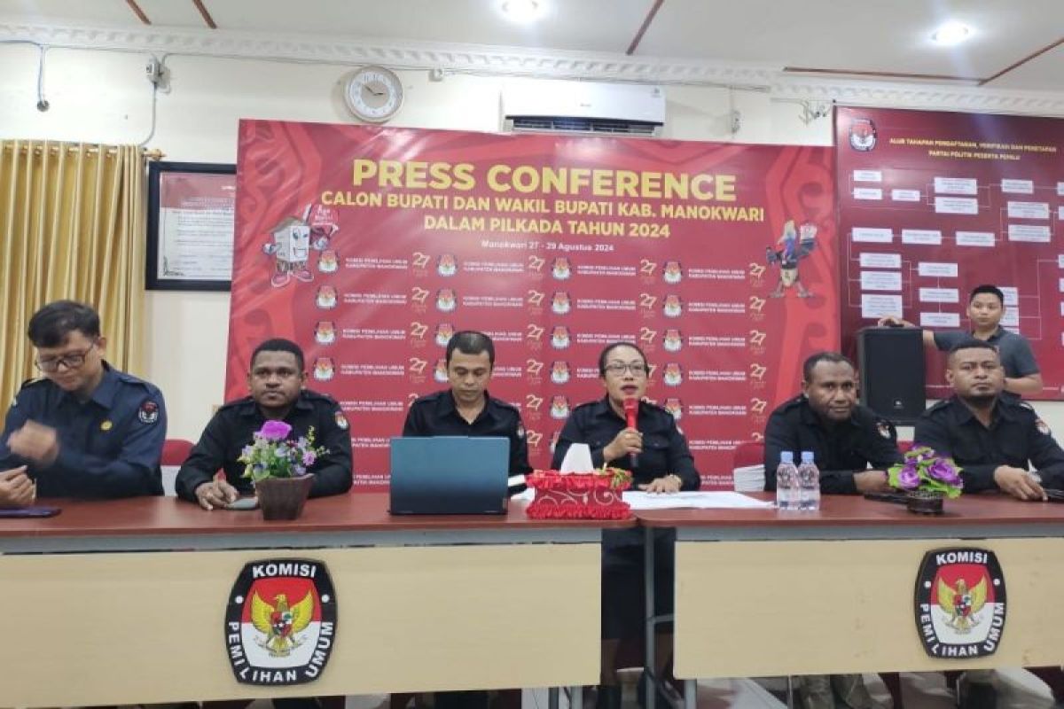 KPU Manokwari tetapkan HERO dan BERBUDI sebagai peserta Pilkada 2024