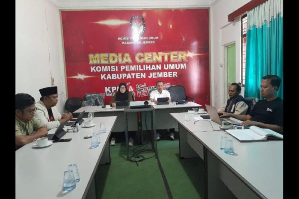 KPU Jember tetapkan dua pasangan cabup-cawabup peserta Pilkada 2024