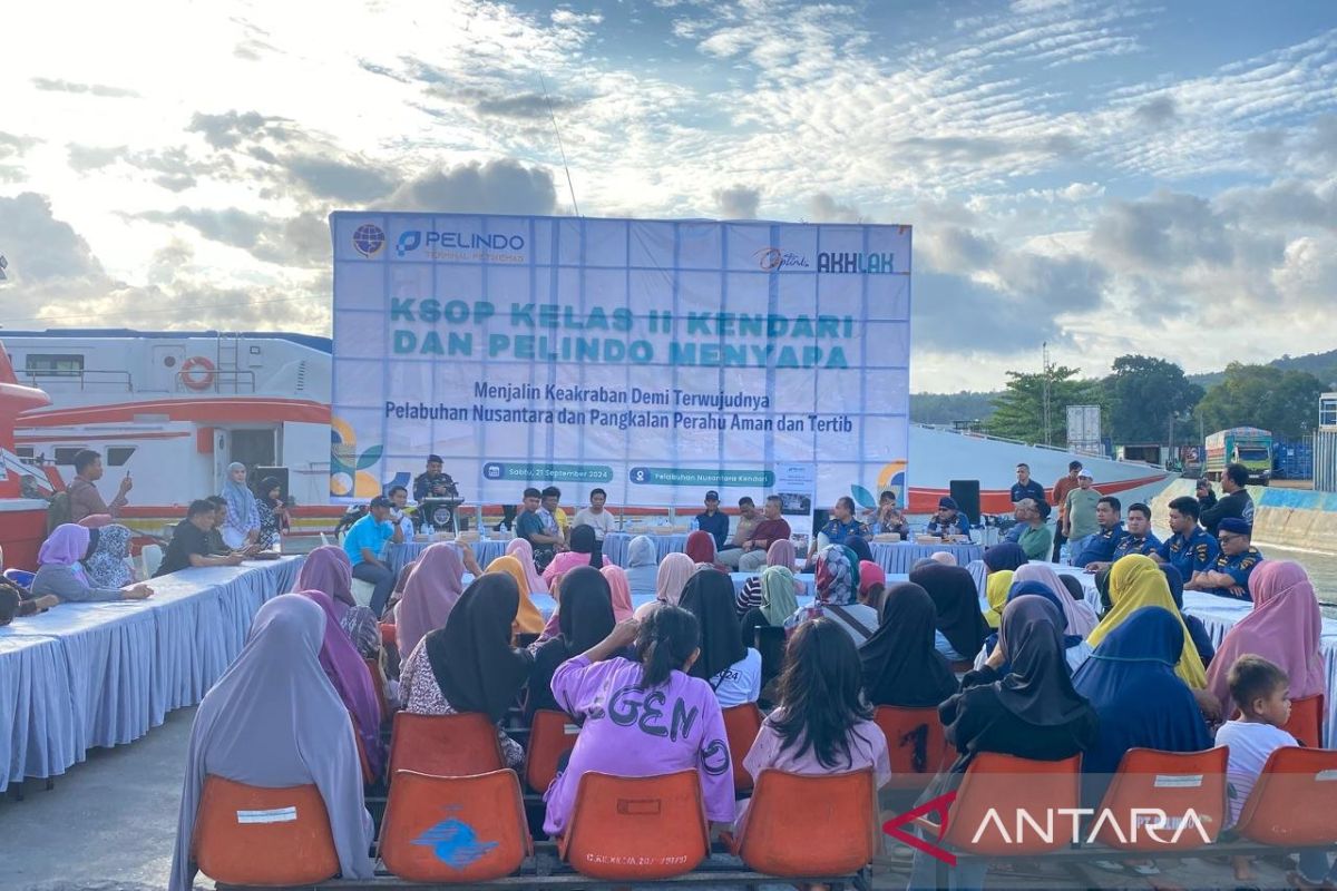 KSOP dan Pelindo diskusi Bersama pedagang asongan di Pelabuhan Kendari