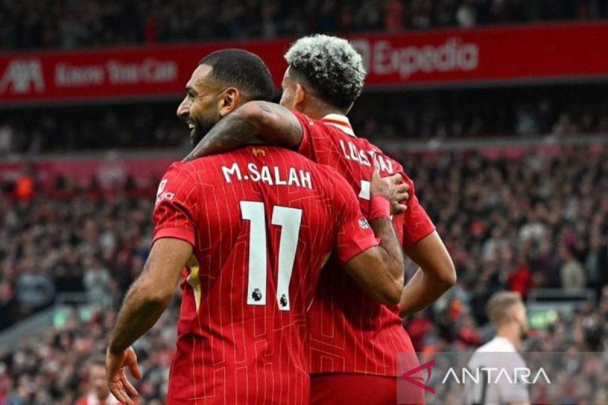 Mac Allister dan Salah  antar Liverpool meraih kemenangan kedua di UCL