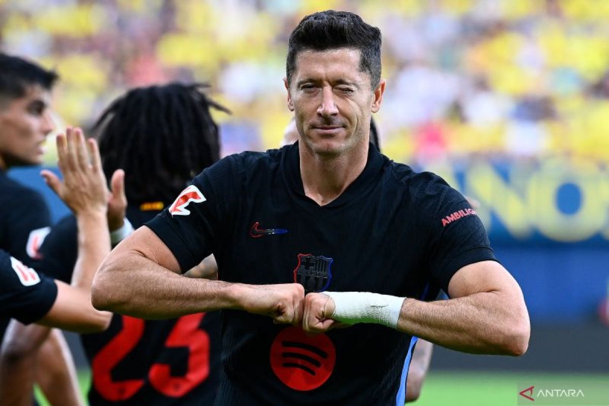 Dwigol Lewandowski warnai kemenangan Barcelona atas Villareal, 5