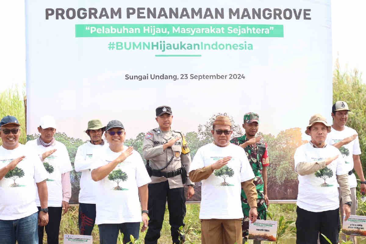 SPMT tanam 30.000 bibit mangrove di Sungai Undang Kalteng perkuat ekosistem pesisir Kalteng