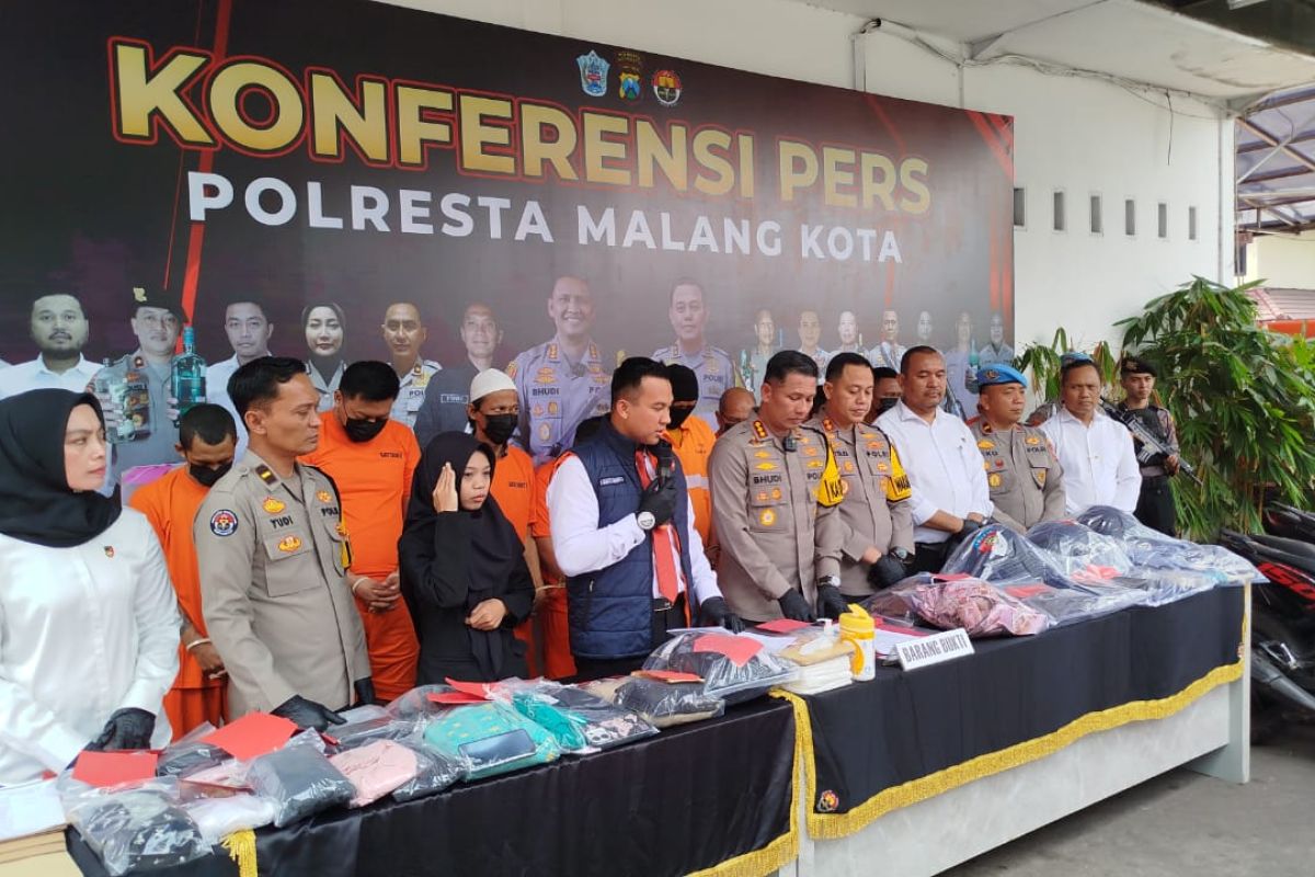 Polisi tangkap tiga perampok di Kota Malang, rugikan korban hampir Rp500 juta