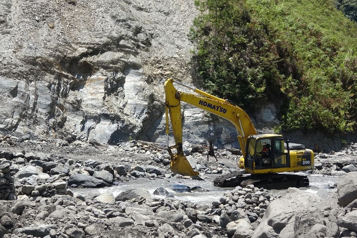 Pemkab Puncak Jaya mulai membangun Jembatan Gurage