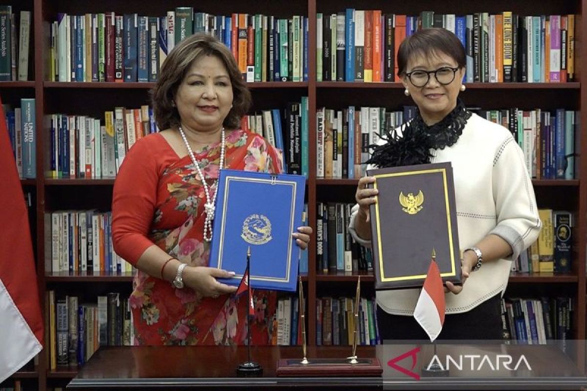 Indonesia-Nepal tandatangani perjanjian bebas visa diplomatik dinas