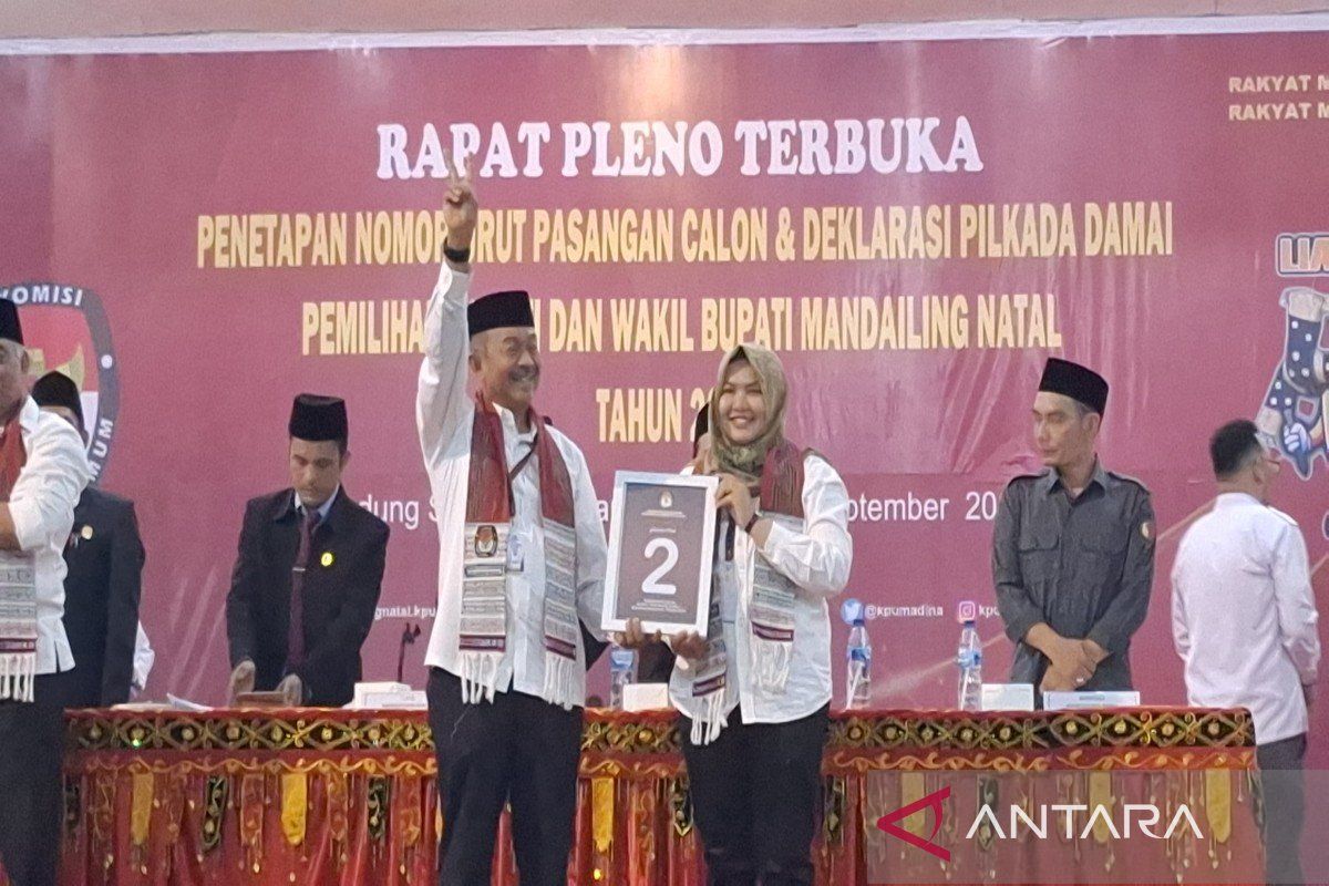 Dapat nomor urut 2, Pasangan Saipullah - Atika optimis raih kemenangan