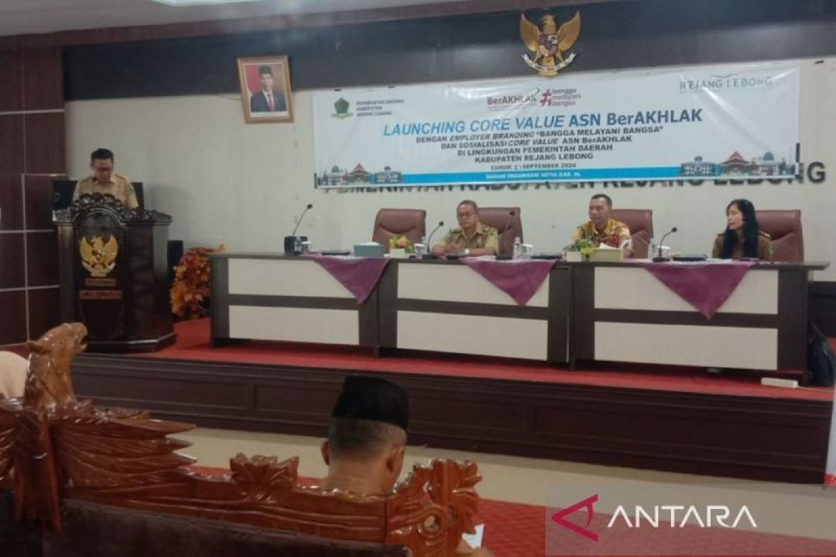 Pemkab Rejang Lebong luncurkan core value ASN BerAKHLAK