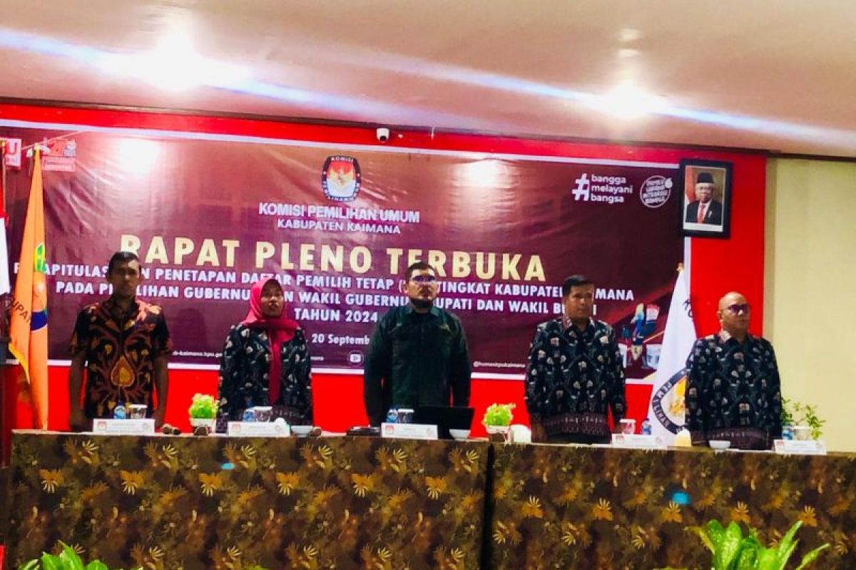 DPT Pilkada di Kabupaten Kaimana sebanyak 41.681 orang