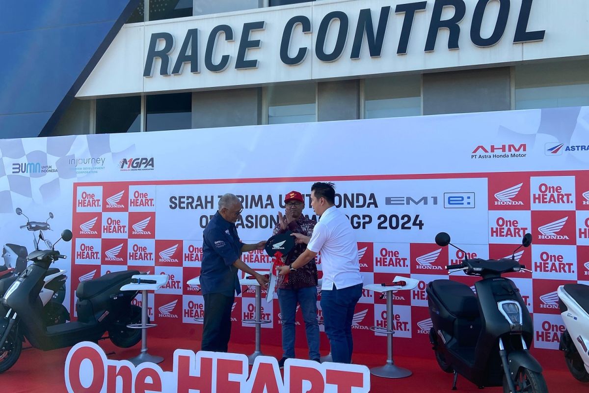 Perdana, motor listrik Honda resmi dukung MotoGP Mandalika