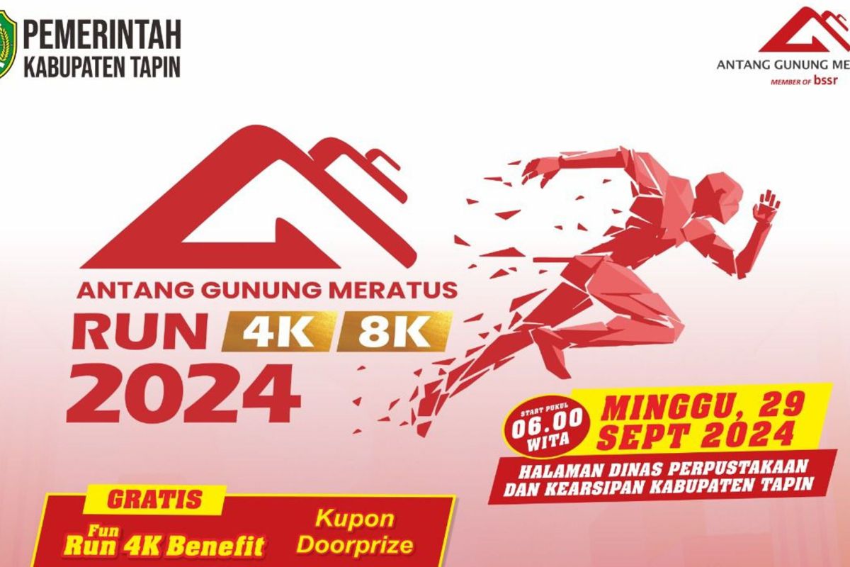 Fun Run 4K Antang Gunung Meratus targetkan bakal diikuti 2.400 peserta