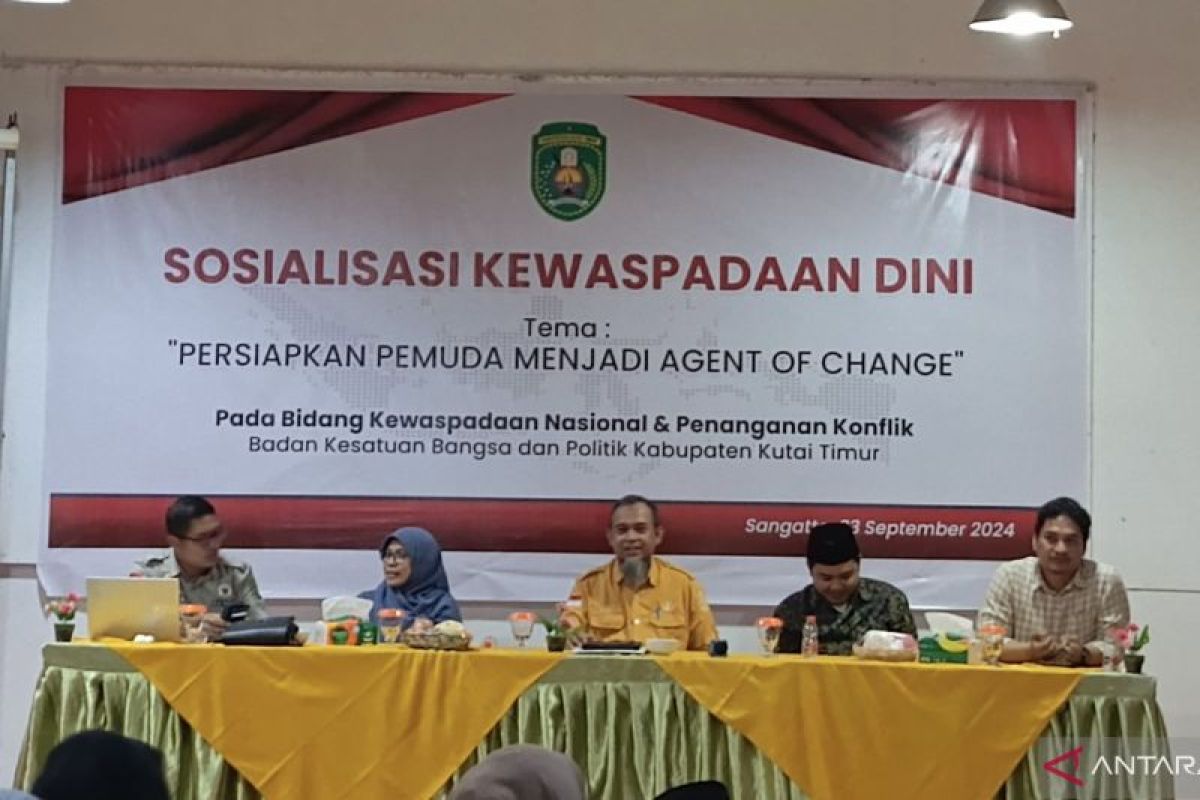 Kesbangpol Kutim gelar sosialisasi kewaspadaan dini