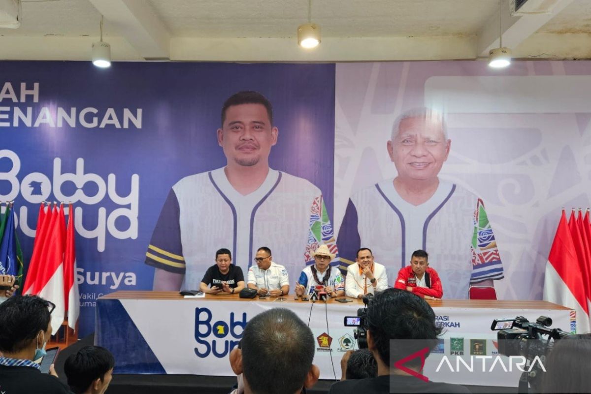 Jumat (27/9), Bobby-Surya kampanye perdana terpisah dari kampung halaman