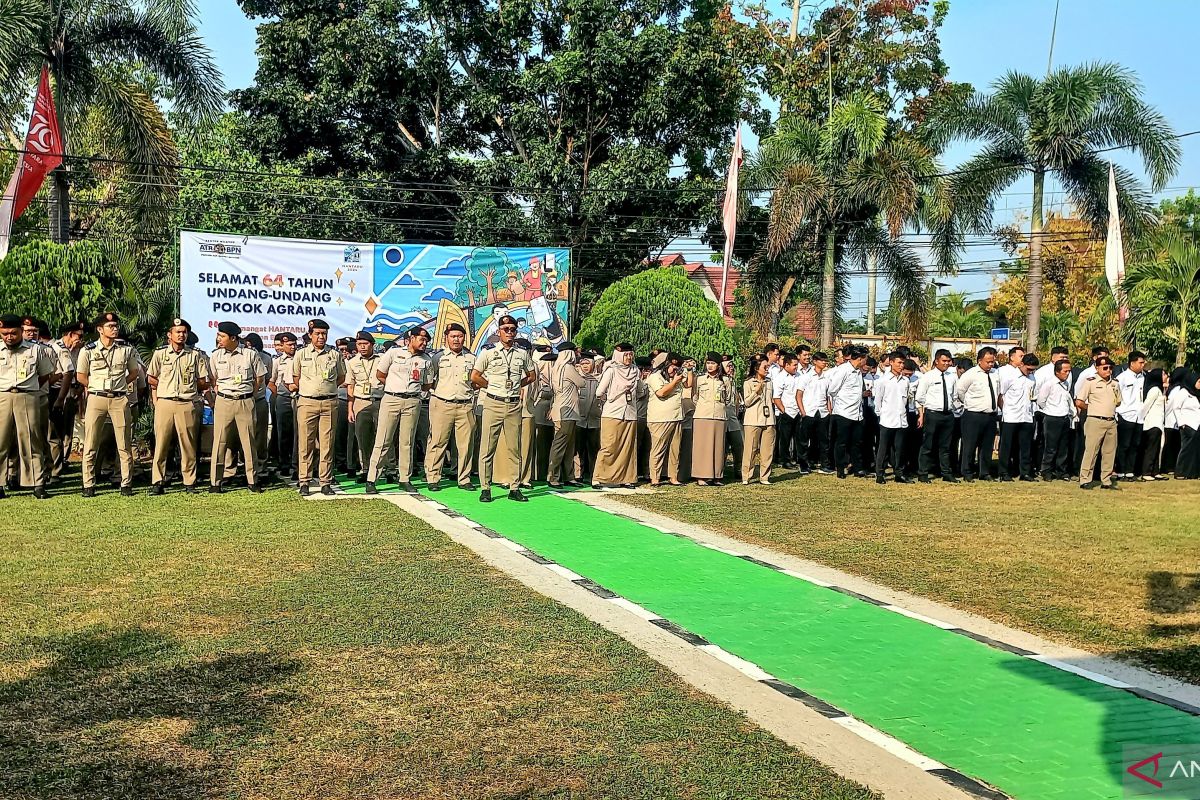 Kanwil BPN Babel upacara bersama peringati Hari Agraria dan Tata Ruang