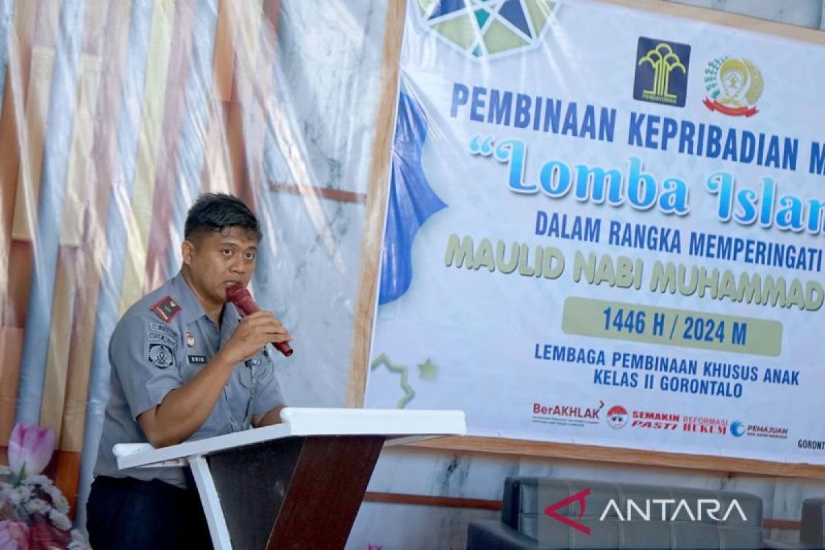 LPKA Gorontalo menggelar lomba Islami rangkaian peringati Maulid Nabi