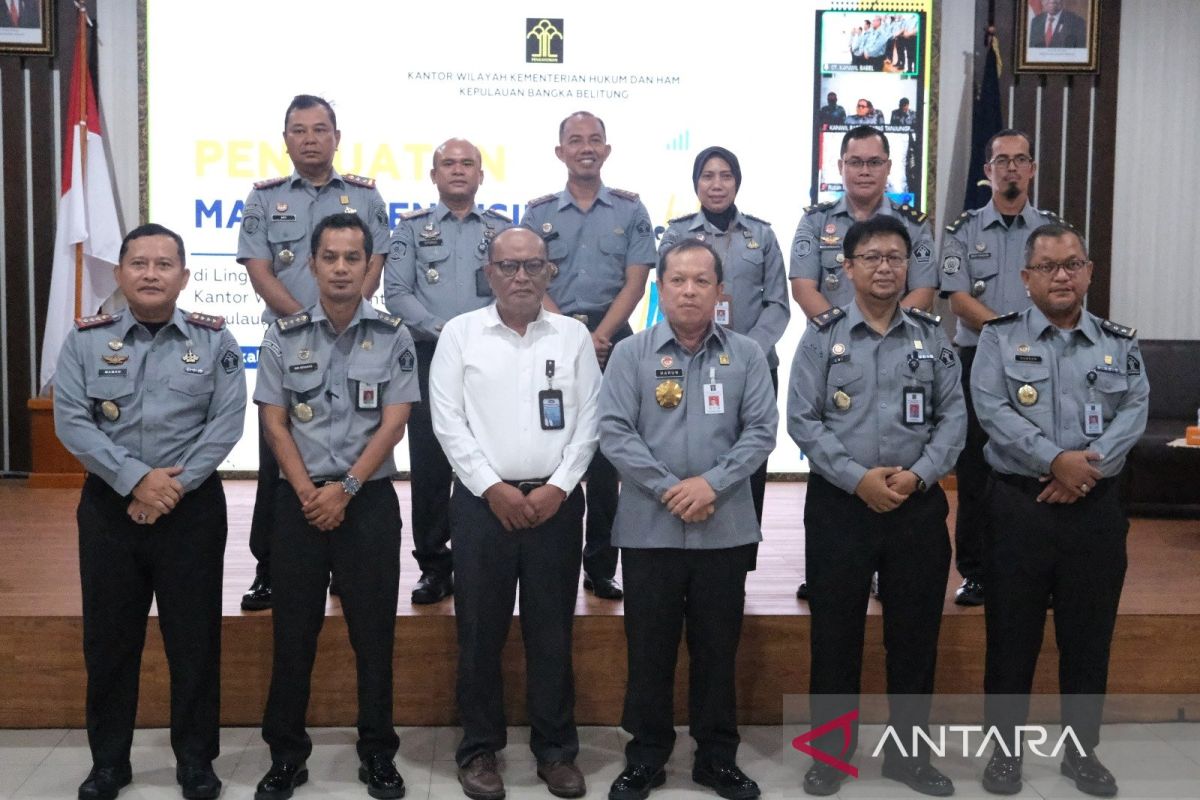 Bangun budaya sadar risiko, Kemenkumham Babel gelar penguatan manajemen risiko