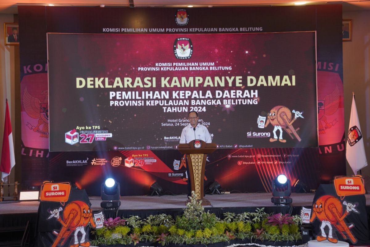 Babel deklarasikan kampanye damai Pilkada 2024