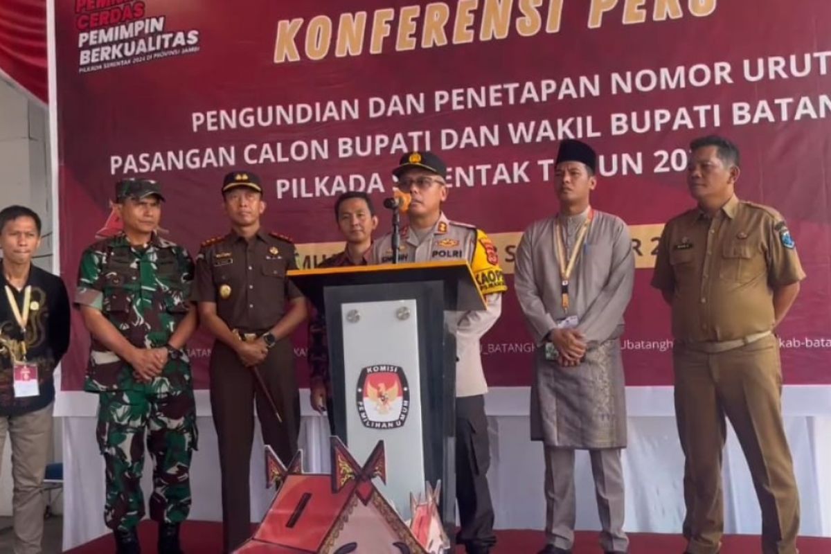 Polres Batanghari siap amankan Pilkada 2024