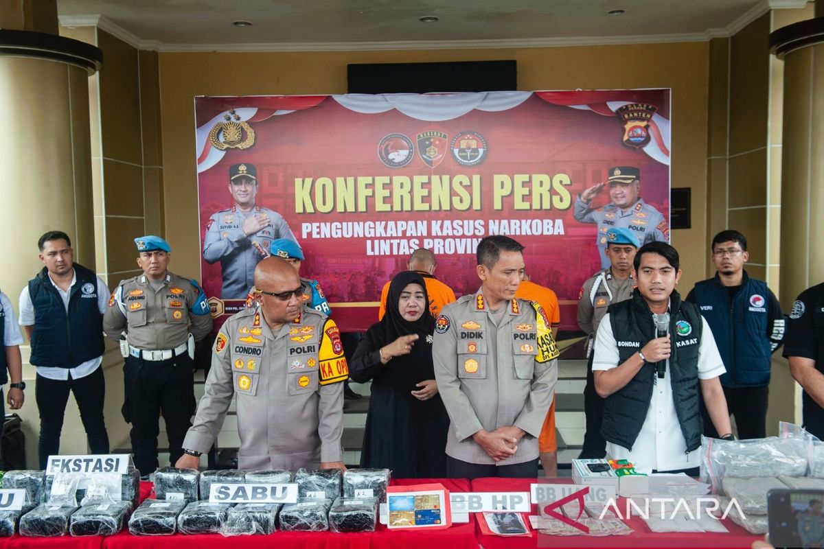 Polres Serang ungkap sindikat narkoba jaringan internasional