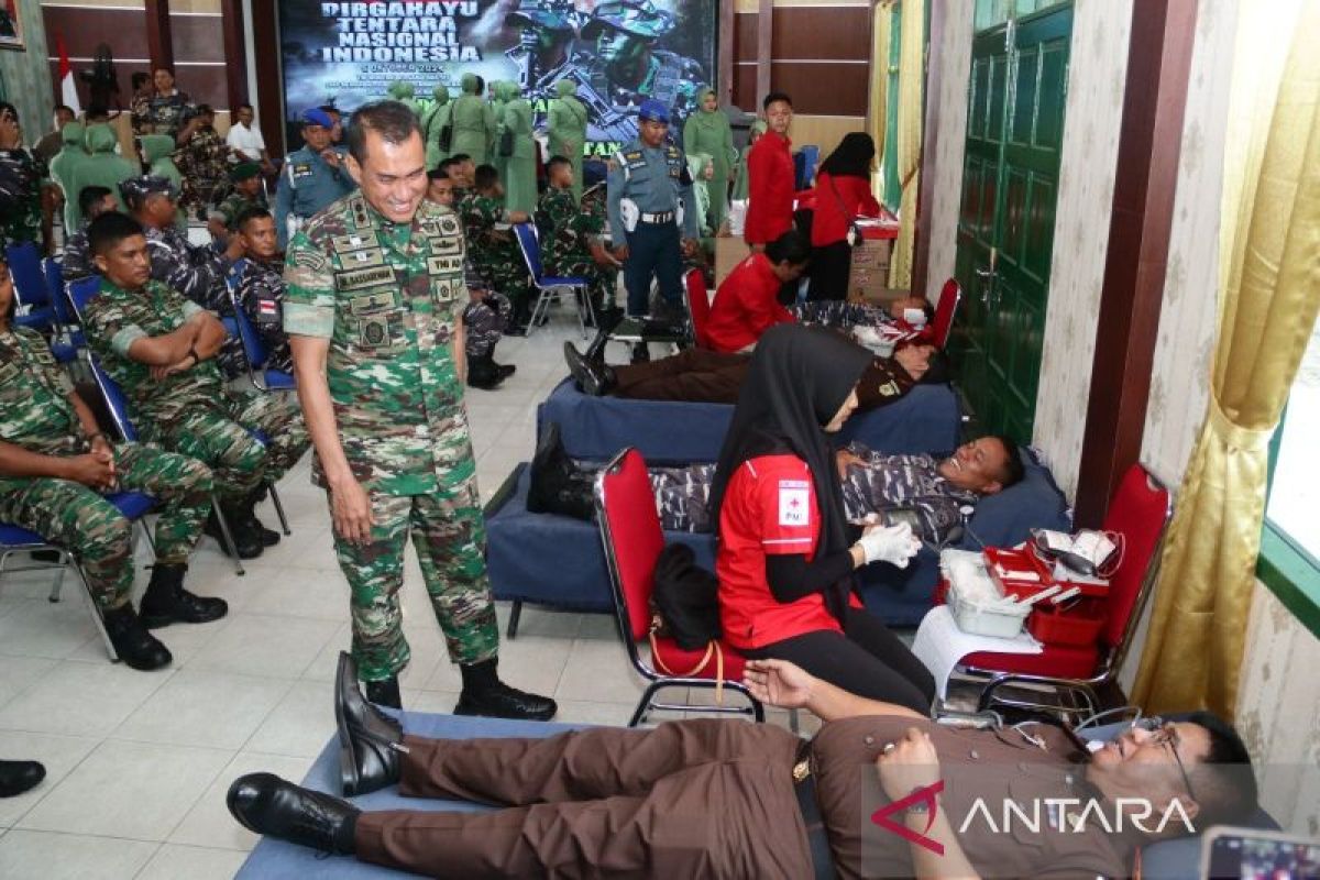 Sambut HUT TNI, Kodim 0208/Asahan gelar bakti sosial