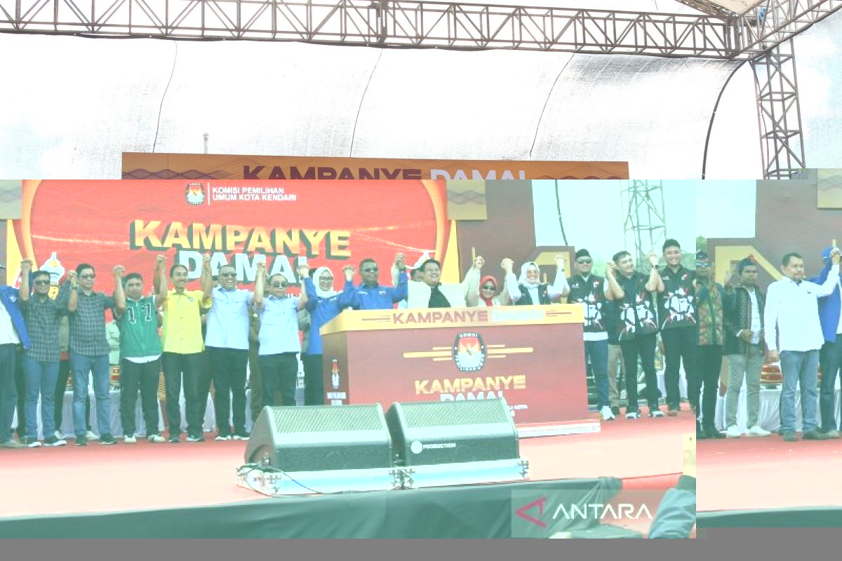 KPU Kendari gelar deklarasi damai bersama lima paslon peserta pilkada 2024