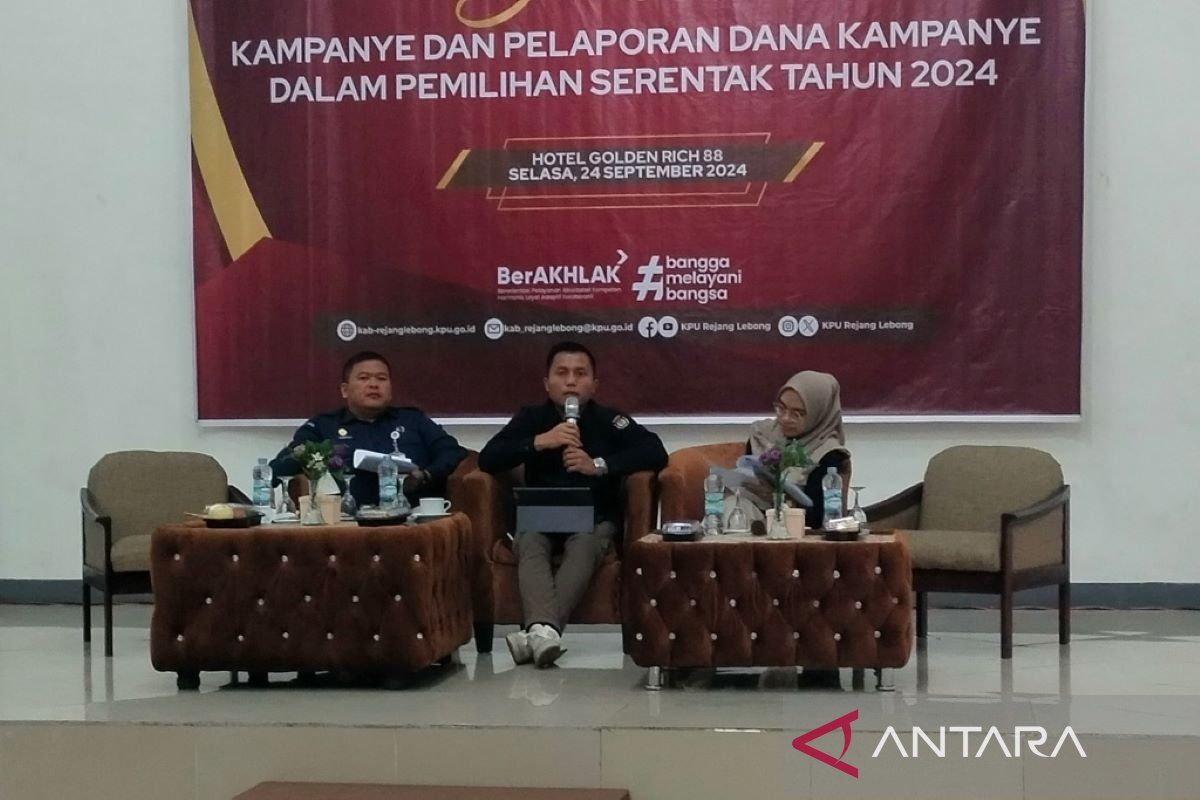 KPU Rejang Lebong sosialisasikan lokasi kampanye terbuka Pilkada 2024