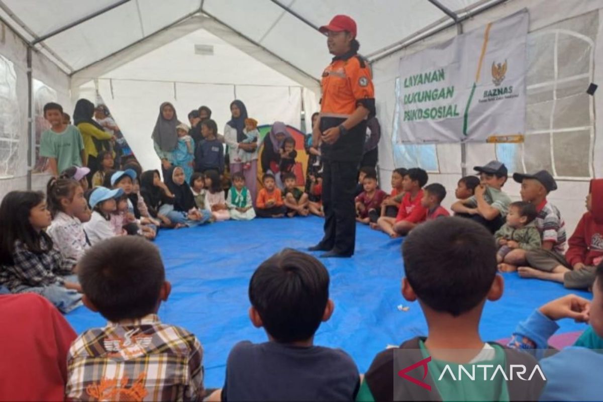 Baznas berikan layanan kesehatan dan psikososial penyintas gempa Bandung