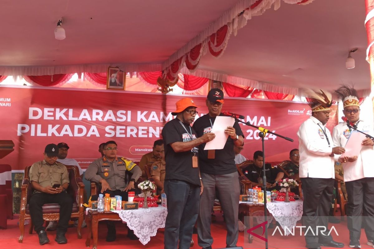 KPU Manokwari minta paslon harus utamakan persatuan saat berkampanye