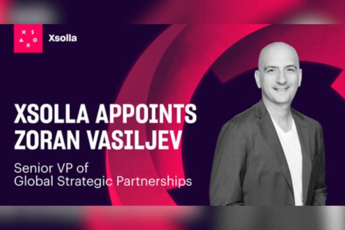 Xsolla Appoints Zoran Vasiljev as Senior Vice President of Global Strategic Partnerships