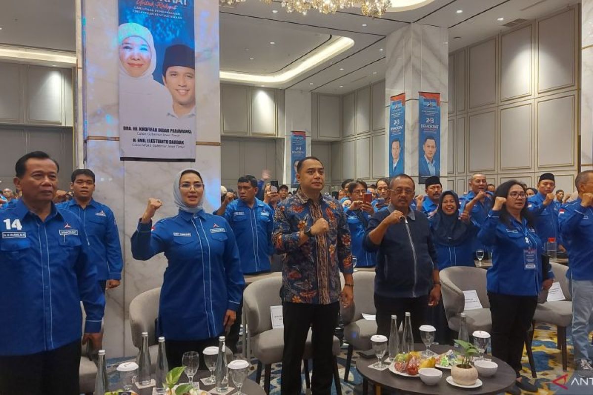 Partai Demokrat Surabaya rapatkan barisan dukung kemenangan Eri-Armuji