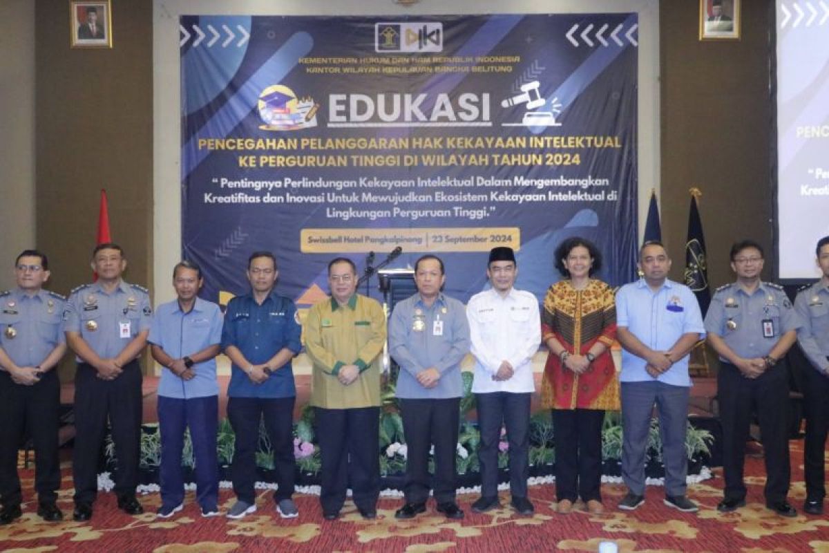 Kemenkumham Babel lakukan edukasi mahasiswa cegah pelanggaran kekayaan intelektual