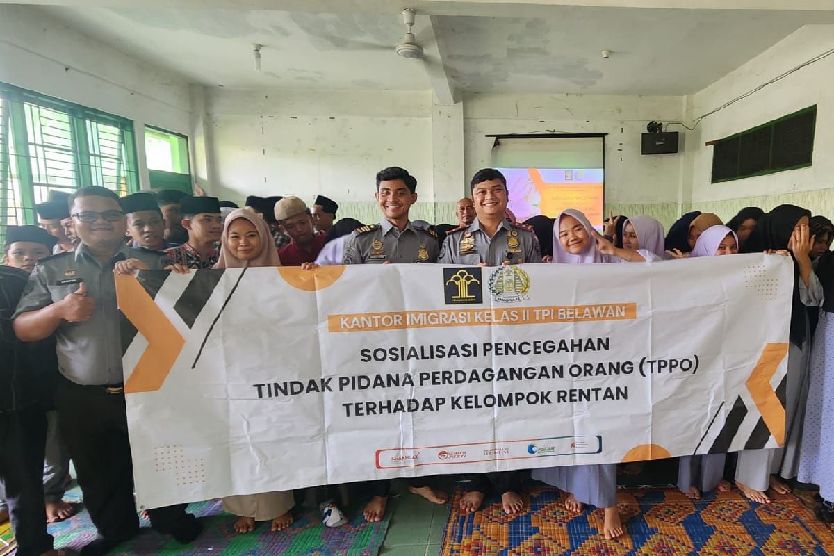 Kanim Belawan berikan sosialisasi ke  panti asuhan Medan cegah TPPO