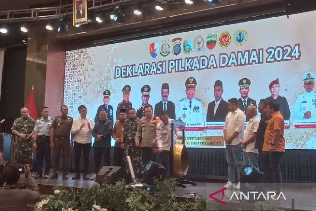 Pj Gubernur: Deklarasi damai komitmen bersama sukseskan Pilkada 2024