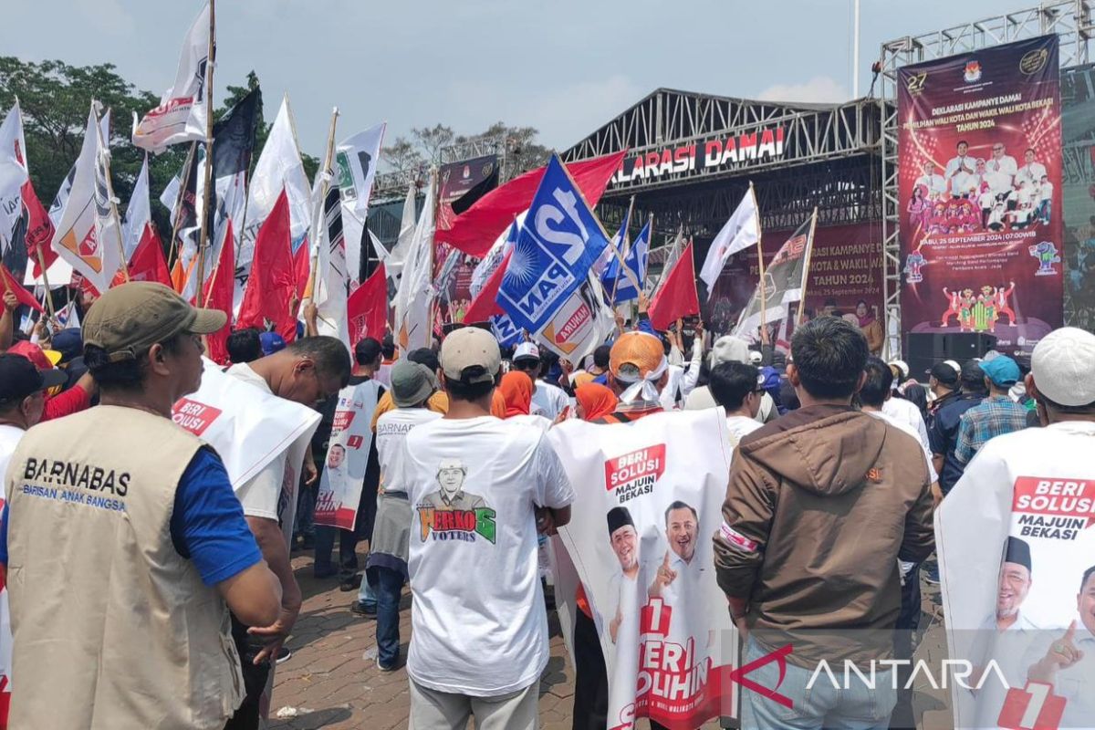 KPU Kota Bekasi gelar deklarasi kampanye damai