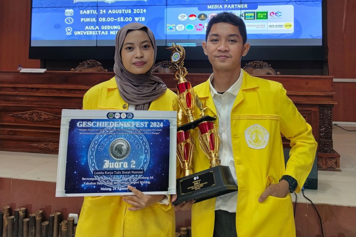 Mahasiswa UI raih runner up kompetisi Geshiedenist Fest 2024