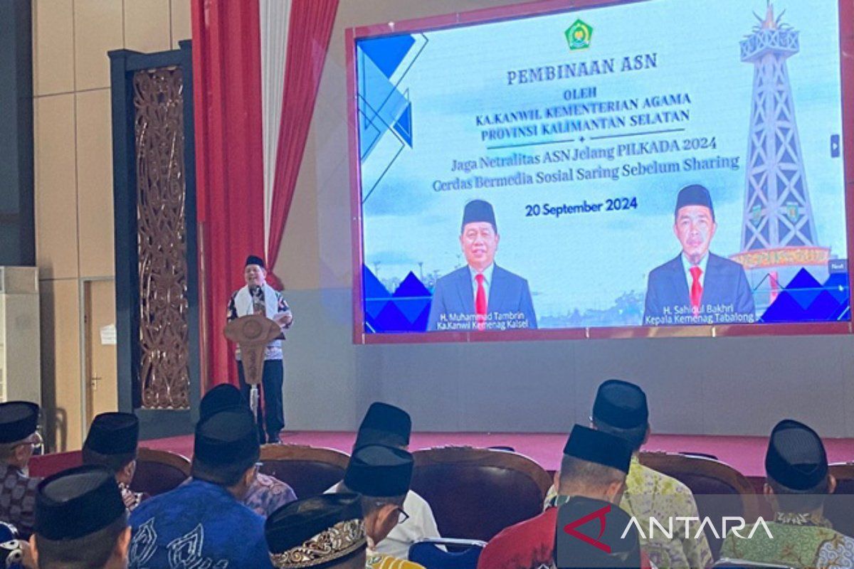 Kemenag Kalsel minta ASN netral gunakan medsos saat Pilkada 2024