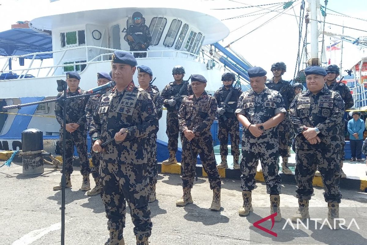 KKP amankan 5 kapal ikan asing pencuri ikan di Samudera Pasifik-Selat Malaka